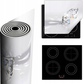 Tűzhelyvédő Szőnyeg Több Helyet Biztosít 60x52 szürke gyémánt