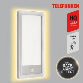 Telefunken 313904TF-LED Kültéri fali lámpa érzékelővel LED/16W/230V IP44