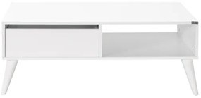 Kávésasztal 42x110 cm fehér