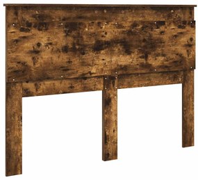 Fejtámla fejtámlával Szürke Sonoma 140 cm Faanyag