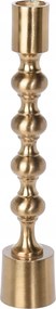 Glamour stílusú arany gyertyatartó 23 cm Magas Modern Asztalra Komód