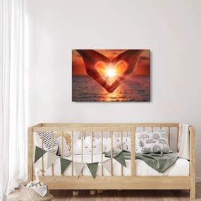 Kép - Nap a szívben (90x60 cm)