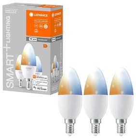SET 3x LED fényerő-szabályozós izzó SMART + E14 / 5W / 230V 2700K-6500K - Ledvance