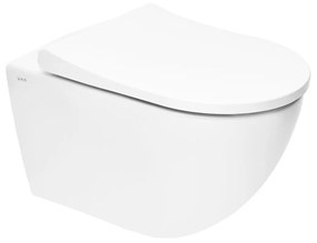 Wall-hung WC VitrA S60 with seat, white 7510-003-6288