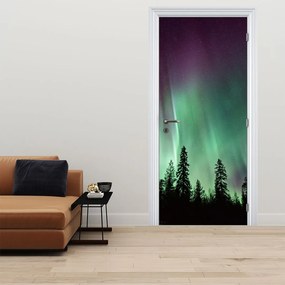 Fotótapéta ajtóra - Északi fény (95x205cm)