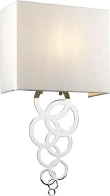 Elstead Lighting Rosa ROSA-MEDIUM-PC Fali lámpa 1x60W/E27