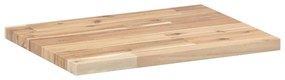 2 db kezeletlen tömör akácfa függőpolc 60 x 30 x 2 cm