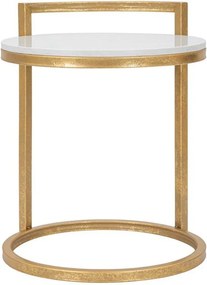 Kerek tárolóasztal márvány asztallappal ø 40,5 cm Round Marble – Mauro Ferretti