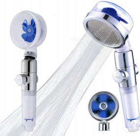 Herzberg Turbo Charger zuhanyfej matt kék