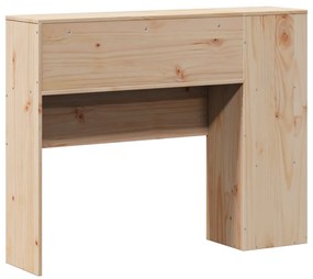 tömör fenyőfa fejtámla tárolóval 90 cm