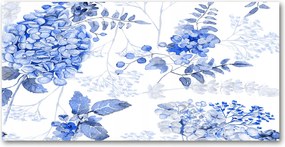 Konyhai panel Virágos mintás 140x70 cm Ragasztó