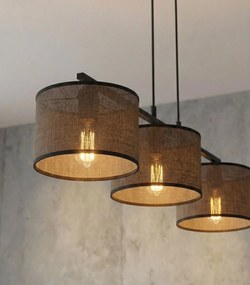 Emibig modern függeszték eco barna fekete emi1657/3