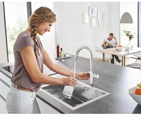 GROHE 31455001 - BLUE HOME mosogató csaptelep, fényes króm