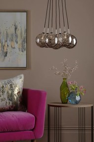 Dar Lighting modern függeszték elpis csiszolt króm darelp342-10