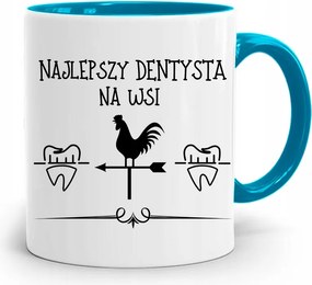 Kék Fogorvos Ajándék Bögre Vidéken A Legjobb, fényképes nyomattal