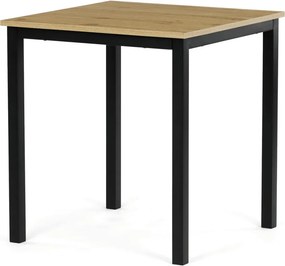 Étkezőasztal 70 × 70 cm melamin tölgy OAK