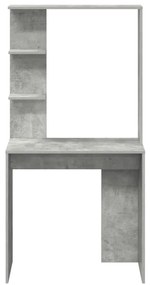 Beton szürke számítógépes asztal Beton szürke Mérnöki fa Közepes