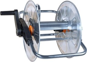 vidaXL falra szerelhető acél tömlődob 50 m 1/2" / 35 m 3/4" tömlőhöz