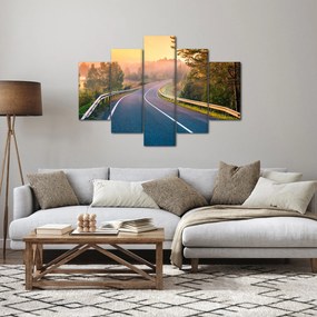 Kép - Az utazás napfelkeltekor (150x105 cm)