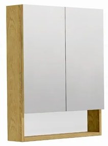 Tükörszekrény SAT Cubeway 60x14x72 cm laminált tölgy hickory GALCU60DH