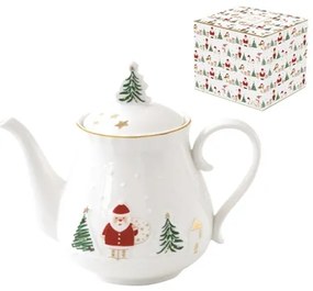 Karácsonyi Porcelán teáskanna 850 ml díszdobozban Let it Snow