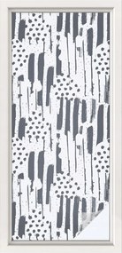 Tejfólia Ablaküvegekhez Öntapadós Adatvédelem Csíkok és pöttyök 50x116