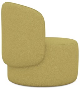 Mustársárga fotel Ipo – Makamii