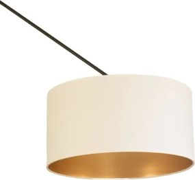 LED állítható csillár rúddal GORTA 1xE27/60W/230V fehér/arany