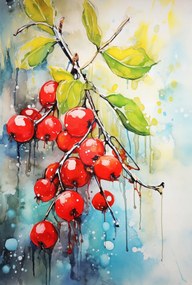 Poszter 68x101cm Véres gyümölcsök szimfóniája