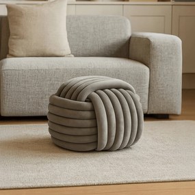 MAGMA szürke fonott puff