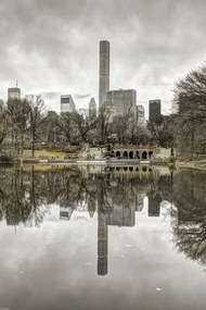 Poszter 40x60cm Alsó-Manhattan panoráma a Central Parkból 2, Assaf Frank