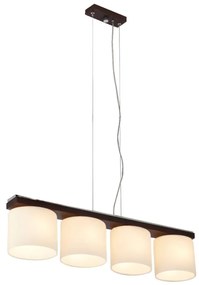 Argon 1550 - Csillár CARLO 4xE27/60W/230V barna