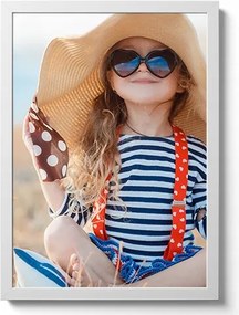 Képkeret 50x70 Fehér plexi képkeret mdf ajåndéknak és fotónak