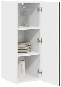 Fali konyhaszekrény 2 pcs Barna Tölgy 30 x 31 x 80 cm Faanyag