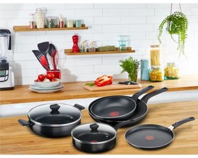 Tefal SIMPLY CLEAN alacsony fazék fedővel, 28 cm