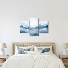 Kép - Felhők és hullámok, akvarell (90x60 cm)