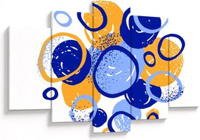 Kép - Világos motívum körökkel (150x105 cm)