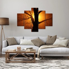 Kép egy fáról naplementekor (150x105 cm)