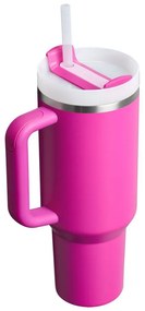 Rózsaszín rozsdamentes acél termosz szívószállal 1,18 l Quencher H2.0 FlowState Tumbler Violet Blossom – Stanley