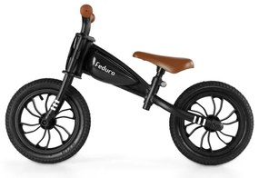 QPlay - Tolós bicikli FEDURO fekete/barna