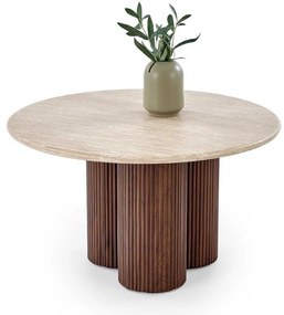 Donovan dohányzóasztal, kő / dió