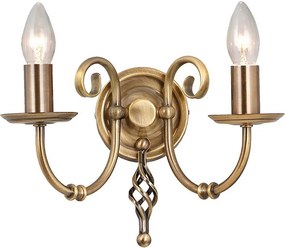 Elstead klasszikus fali lámpa artisan antik sárgaréz elsart2-agd-brass