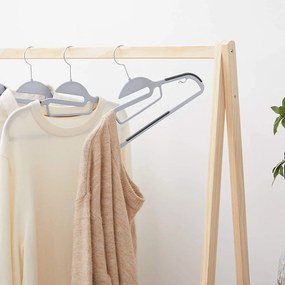 Csúszásmentes vállfa, műanyag ruhaakasztók, 50 db