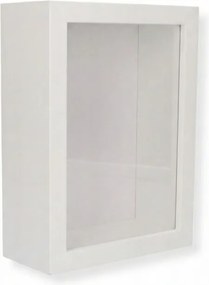 Képkeret 27×22×6,5 cm mély fehér