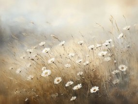 Vászonkép Canvas Természet Szabadban Rét Virágok Margaréták 100x75