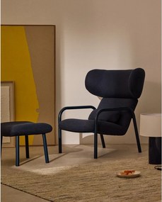 Sötétkék fotel Inari – Kave Home