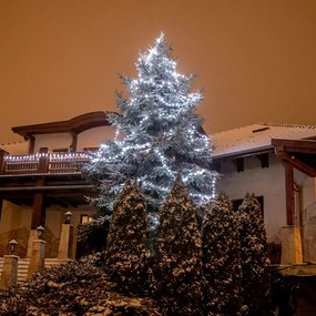 VOLTRONIC® Fényfüzér 5 m 50 LED hideg fehér + vezérlő