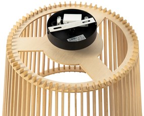 Rusztikus kültéri mennyezeti lámpa fa IP44 - Jayla