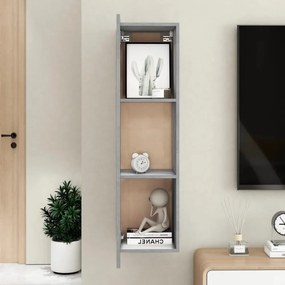 betonszürke szerelt fa TV-szekrény 30,5 x 30 x 110 cm