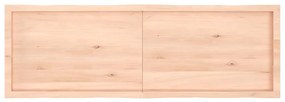 kezeletlen tömör fa asztallap 160x50x(2-6) cm